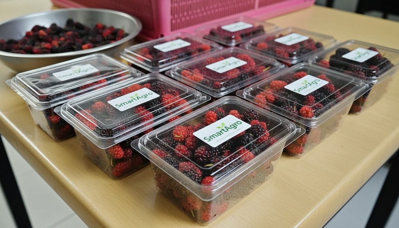 Packaged Mulberries